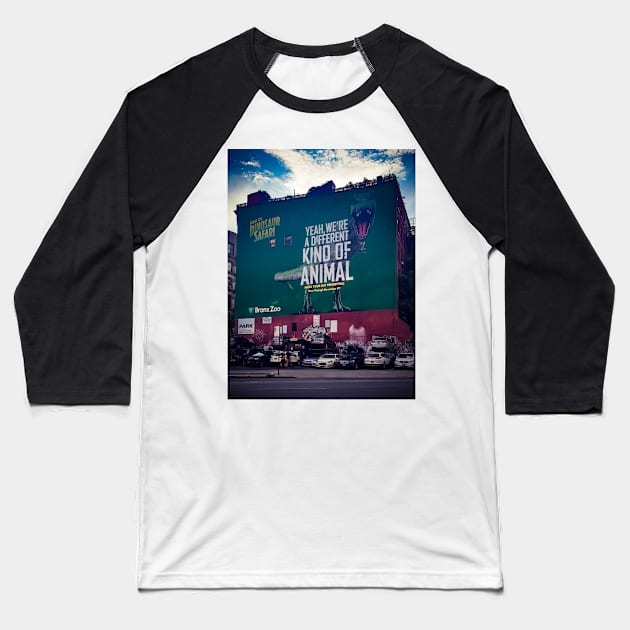 Sixth Avenue Tribeca Manhattan NYC Baseball T-Shirt by eleonoraingrid